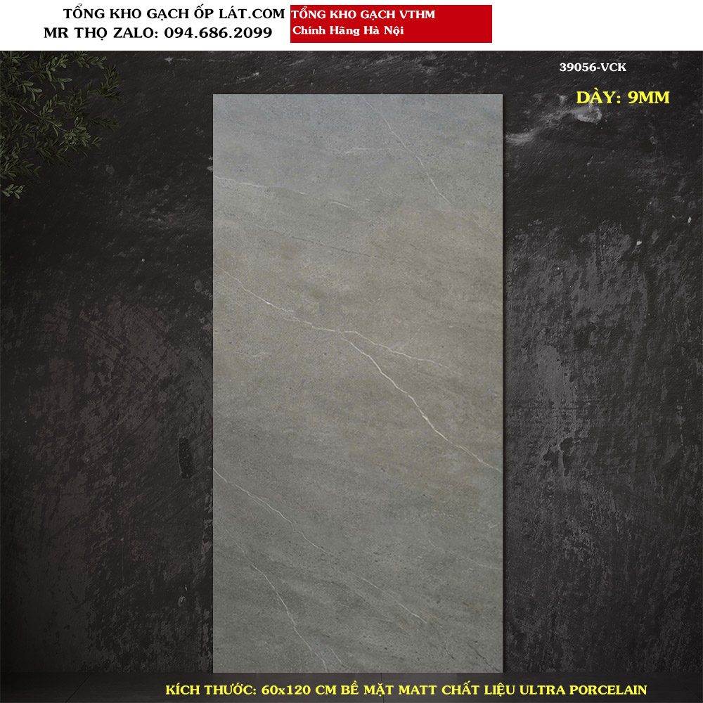 Gạch lát nền vân xi măng 60x120 Vitto 39056 Loại A1